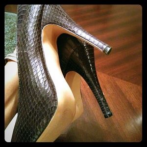 Lady Godiva Peep Toe Heels